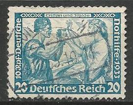 Germany B55 used light corner creases  CV $190