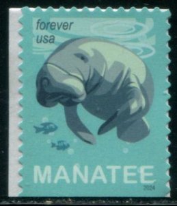 5851 US (68c) Save Manatees SA, MNH bklt sgl