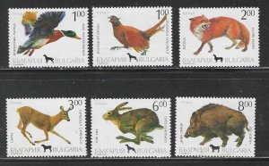 Bulgaria MNH sc# 3797-802 Animals