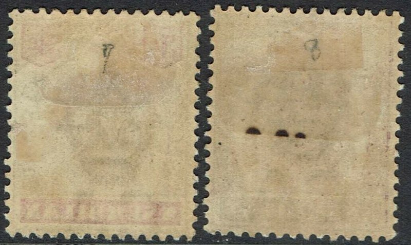 NEGRI SEMBILAN 1895 TIGER 3C AND 5C
