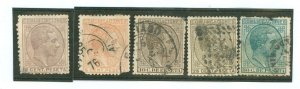 Spain #232-234/236/238 Used Single