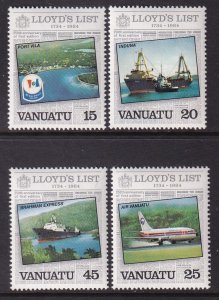 Vanuatu 368-371 MNH VF