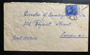 1946 Polish Sub Section USA Army post office  OAS Cover To Bank London England