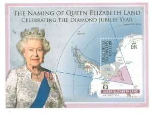 British Antarctic Territory #441 Mint (NH) Souvenir Sheet (Jubilee) (Queen)