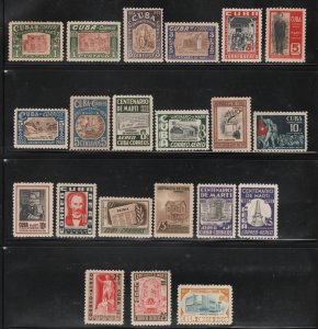 1953 Cuba Stamps Jose Marti Complete Set MNH