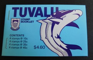 Tuvalu 102 105 107 108A Complete Booklet Marine Life Fish MNH 1979