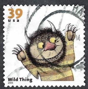 United States #3991 39¢ Children's Book Animals - Wild Thing (2006). Used