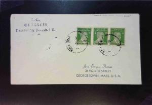 Turkey 1954 Paquebot Cover to USA - Z1774