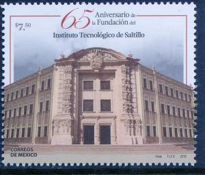 MEXICO 3011, $7.50P SALTILLO TECHNOLOGICAL INSTITUTE, 65th ANNIV. MNH