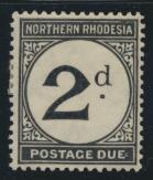 Northern Rhodesia  SG D2 SC# J2 MH Postage Due 1929 - see details