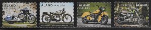 Aland Scott #'s 409a-d MNH