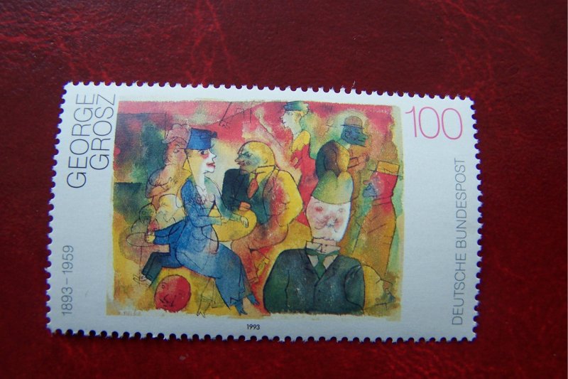 Germany 1993 MNH  Painters George Grosz 100 Pfg