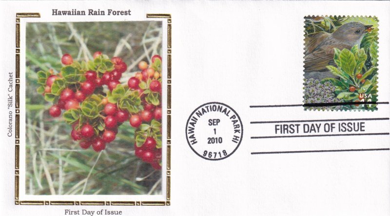 2010, Hawaiian Rain Forest, Colorano Silk, FDC (E11973)