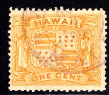 Hawaii #74, part Wailuku 282.011 CDS rarity 9, dated Nov 8 1894