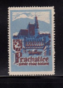 Czech Advertising Stamp - Prachatice, A City of Czech History