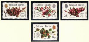 FALKLAND ISLANDS 1983 Native Fruits; Scott 379-82, SG 459-62; MNH