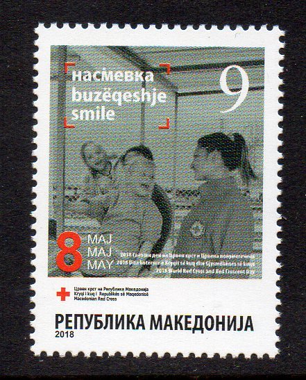 MACEDONIA - 2018 - RED CROSS - RED CROSS DAY - 8th MAY -