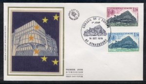 France 1978 Council of Europe Strasbourg FDC