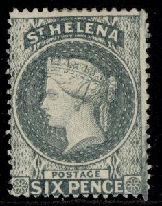 ST. HELENA QV SG44, 6d grey, M MINT. Cat £45.