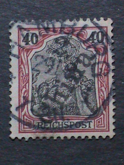 ​GERMANY-1898  BPP ERROR-OFFICE IN CHINA SCOTT NOT LISTED USED 125 YEARS OLD