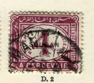 BRITISH E. AFRICA PROTECTORATE; 1897 Postage Due Optd. used 4m.