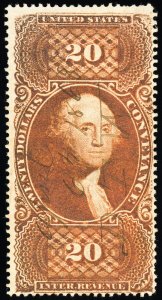 US Stamps # R98c Revenue Used VF Fresh