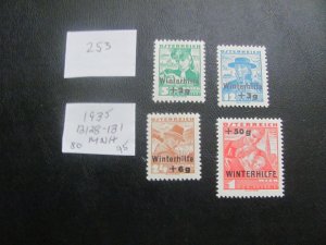 AUSTRIA 1935 MNH SC B128-B131 SET XF $80 (253)