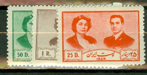 P: Iran 941-6 mint CV $80; scan shows only a few