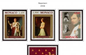 COLOR PRINTED MONACO 1885-2010 STAMP ALBUM PAGES (346 illustrated pages)