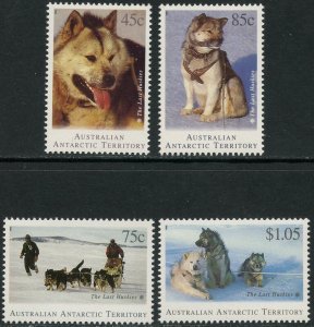 AUSTRALIAN ANTARCTIC Sc#L90-L93 1994 The Last Huskies Complete Set OG Mint NH
