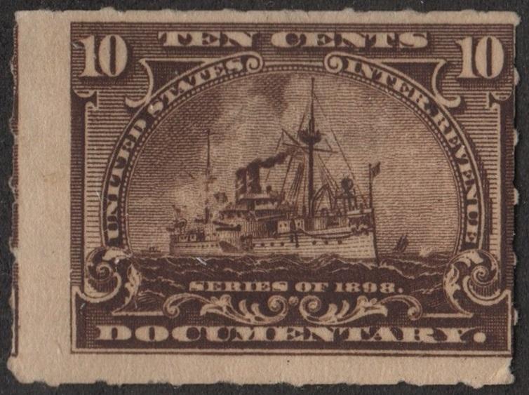 R168 10¢ Documentary Stamp (1898) MNH