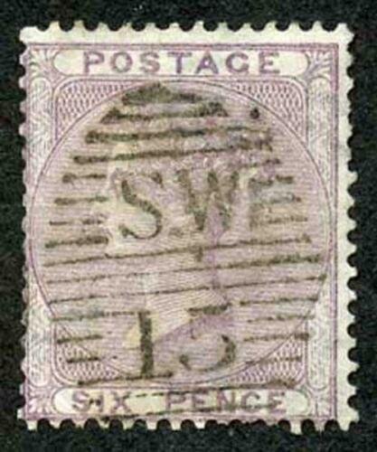 SG68 6d Lilac Fine used Cat 120 Pounds 