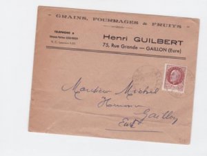 France 1942 provisions headed  stamps cover  R20245