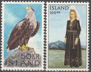 Iceland #378-9 F-VF Unused CV $27.00 (A15870)