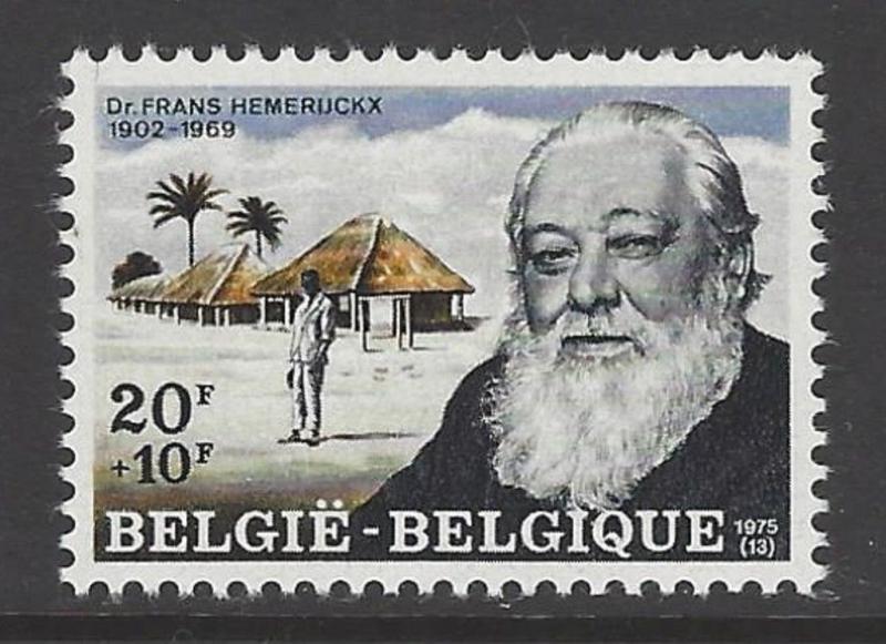 Belgium 1975 Health Leprosy VF MNH (B926)