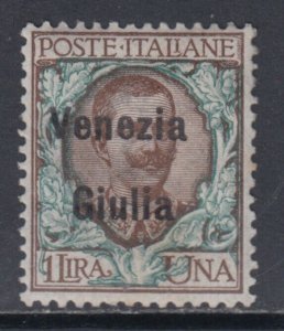 Italy - Venezia Giulia -  Sass. 29 cv 330$   SUPER CENTERED MH*