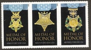 US 4988a Medal of Honor Vietnam War forever block (3 stamps) MNH 2015 