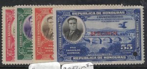 Honduras 1943 Train Set H/S Specimen Ex Archive MNH (9fpz)