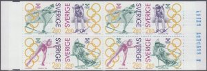 SWEDEN Sc #1940a MNH BOOKLET of  8 - 2  EACH x 4 STAMPS - OLYMPIC CHAMPIONS