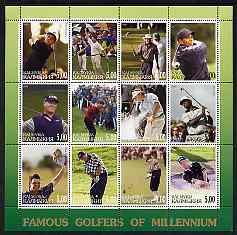 Kalmikia Republic 2001 Famous Golfers of the Millennium p...