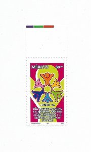 MEXICO 2004 INTERNATIONAL DAY AGAINST DROG ABUSE MEDICINE 1 VALUE  MNH