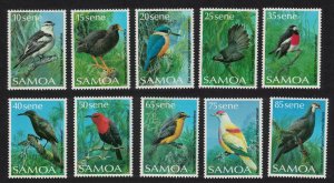 Samoa Definitives Birds 10v 1988 MNH SC#725-734 SG#788-797 MI#649-658