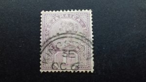 Jamaica 1889 Queen Victoria - New Design Used