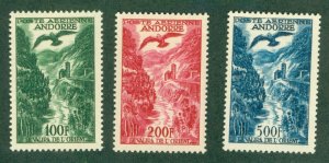 FRENCH ANDORRA C2-4 MH RL 3925 CV $168.50 BIN $90.00