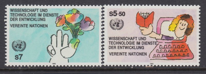 UN Vienna 135-136 MNH VF