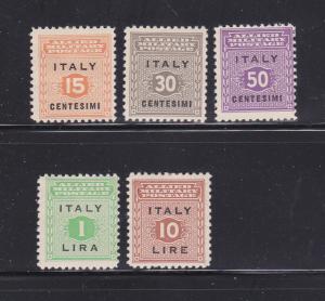 Italy AMG 1N1, 1N3-1N4, 1N6, 1N9 MHR Allied Military Gov (A)