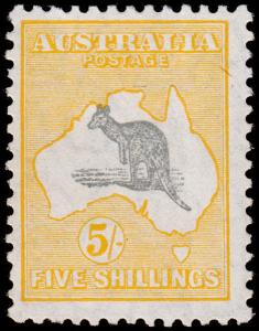 Australia Scott 100 (1929) Mint H VF, CV $475.00 M