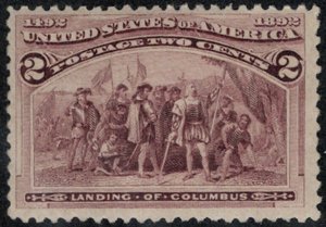 USA #231 VF OG NH, well centered, Fresh! Retail $31