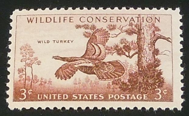 1956 3c Wildlife Conservation Scott 1077 Mint NH