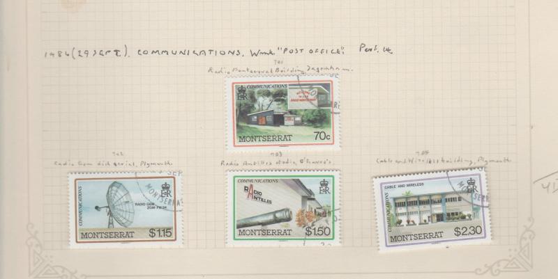 Montserrat Used Stamp Collection